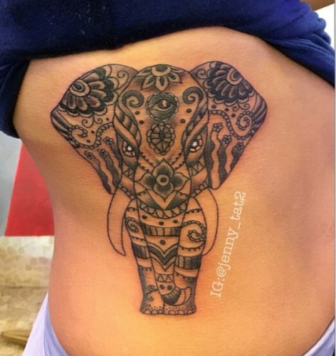 24 Elephant Tattoos on Back Ideas
