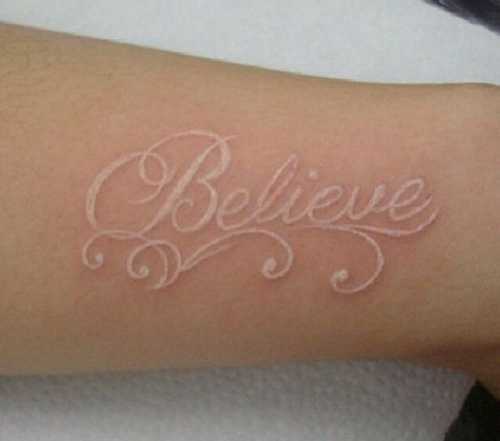 17 White Tattoo Ideas