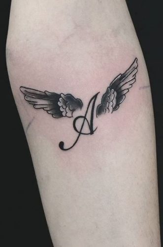 19 Creative Letter A Tattoo Designs : From Minimalist to Monograms – Find Your Style