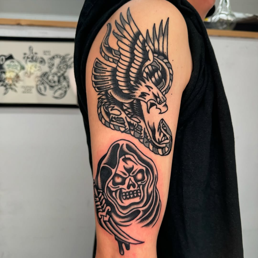 28 Traditional Tattoo Sleeve Ideas: Bold American, Black and Grey, Neo & Japanese Designs for Every Style