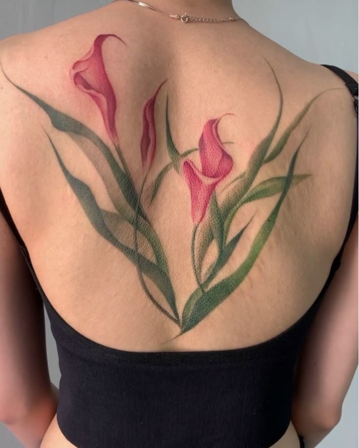 29 July Birth Flower Tattoo Ideas Fine Line, Spine, Arm, Shoulder & Sleeve Designs