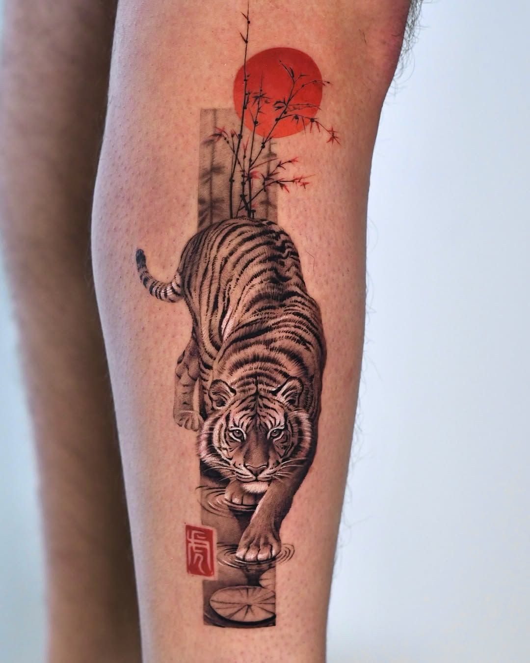 Japanese Tiger Tattoos Traditional Designs, Sleeves, Chest & Arm Ideas