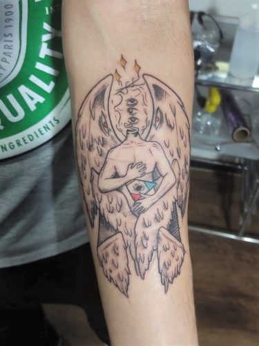 17 Seraphim Tattoo Design