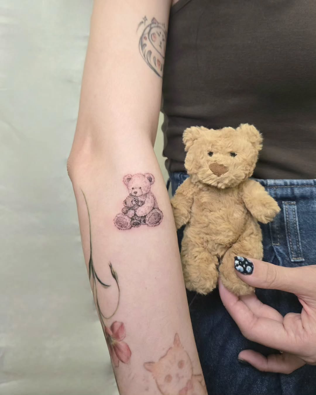 30 Teddy Bear Tattoo Designs Cute, Realistic, Fine Line, Matching, Feminine & Dark Tattoo Ideas