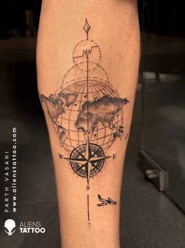 Find Your Direction: 20 Compass Tattoo Ideas for Men