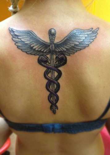 27 Caduceus Tattoo Ideas