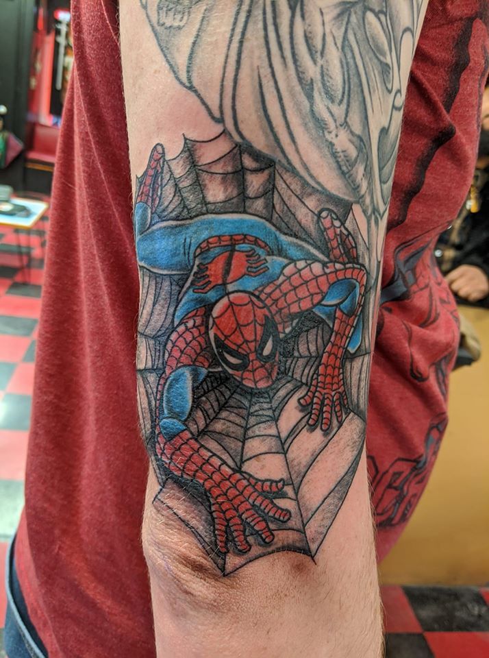 29 Spiderman Tattoo Ideas for Guys Best Arm, Leg, Chest, Back, Hand & Sleeve Designs