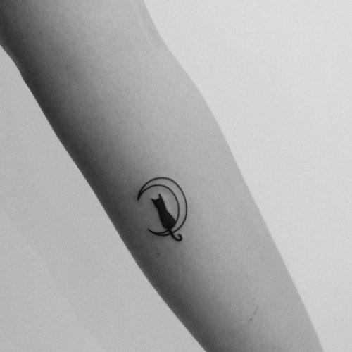 23 Minimalist Cat Tattoo Ideas