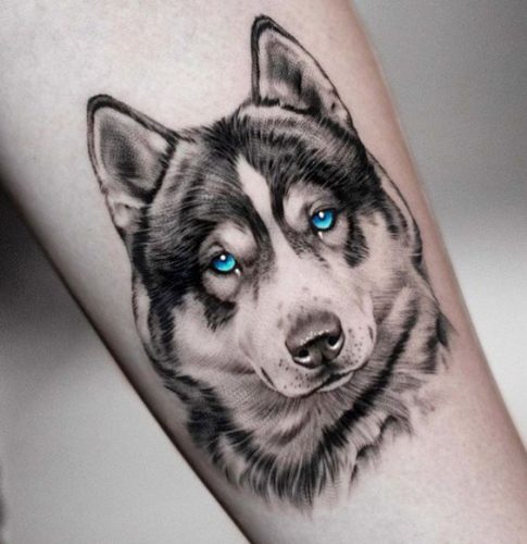 20 Husky Tattoo Ideas for
