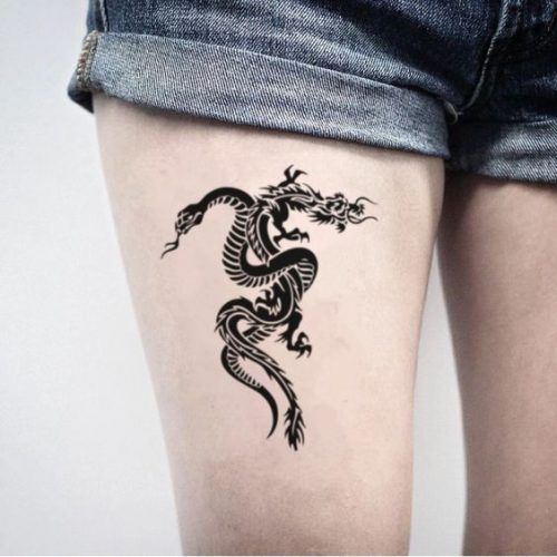 29 Fierce Dragon Tattoo Ideas for Women