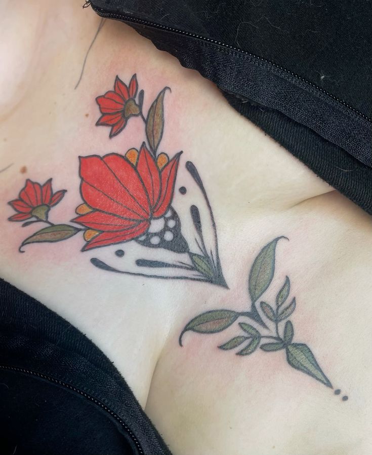 29 Ideas Sternum Tattoo : A Guide to Bold, Feminine & Unique Designs