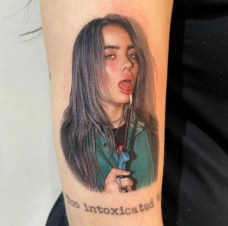 30 Billie Eilish Tattoo Ideas : Portraits, Song Lyrics & More Unique Fan-Inspired Ink