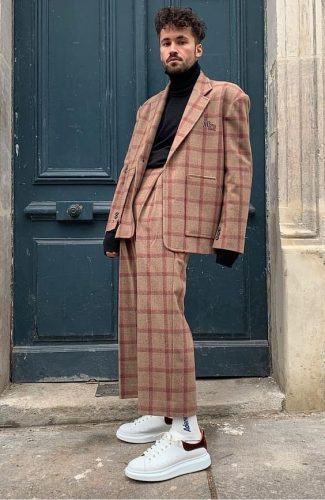 20 Men’s Sneakers with Suits Ideas for