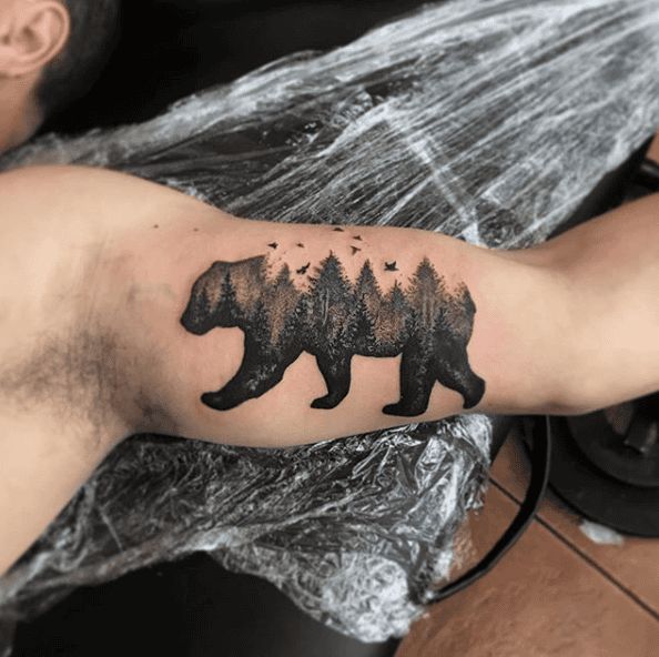 30 Bear Tattoo Ideas : Grizzly, Polar, Teddy & Realistic Bear Tattoos for Men and Women