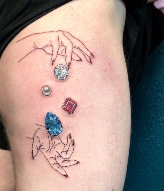 30 Diamond Tattoo Ideas for Men and Women With Meaningful Designs