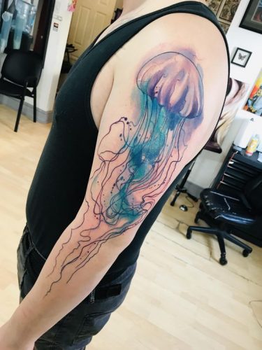 17 Watercolor Tattoo Sleeve Inspiration