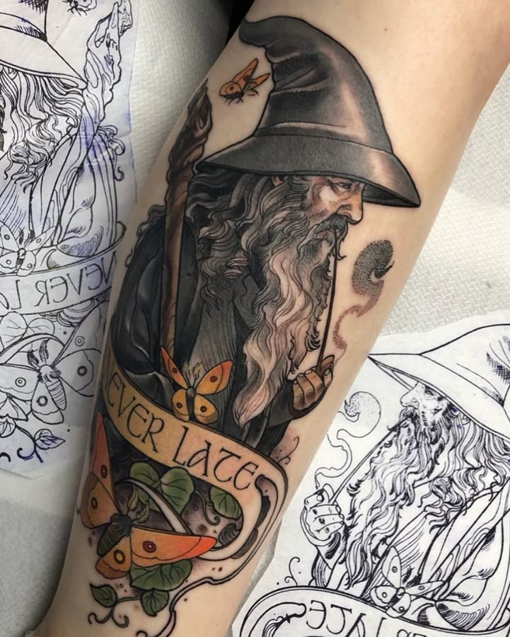 29 Lord Of The Rings Tattoo Ideas : Designs, Minimalist Symbols, Elvish Quotes, Sleeve Art