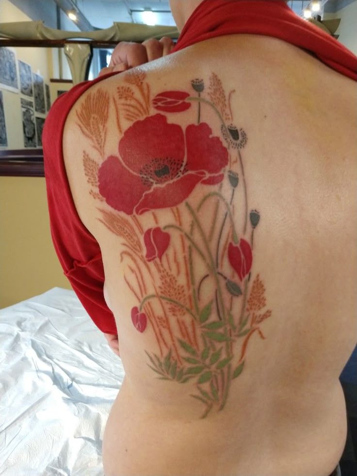 28 Poppy Tattoo Ideas for Women & Men Fine Line, Traditional, Minimalist & Bold Red Floral Designs
