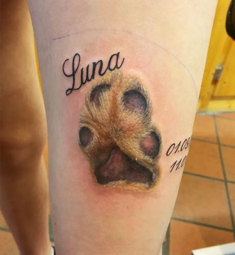 20 Memorial Dog Tattoo Ideas