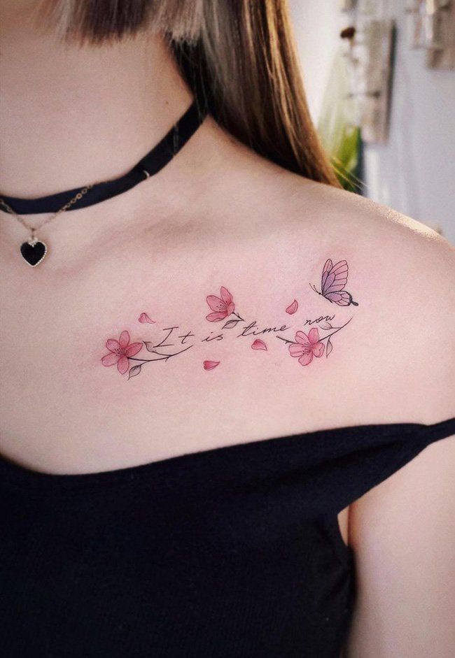 30 Stunning Cherry Blossom Tattoo Ideas for : Designs for Men and Women