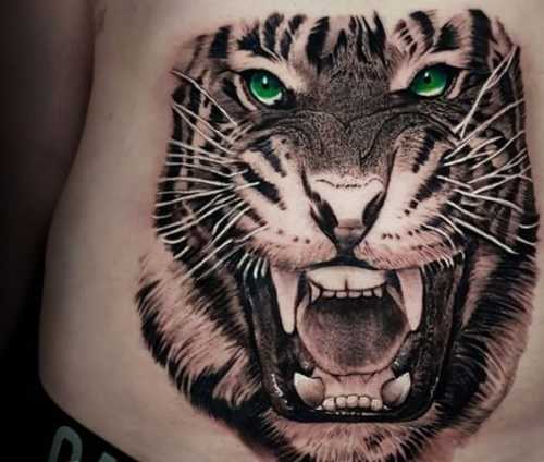 19 Tiger Head Tattoo Ideas