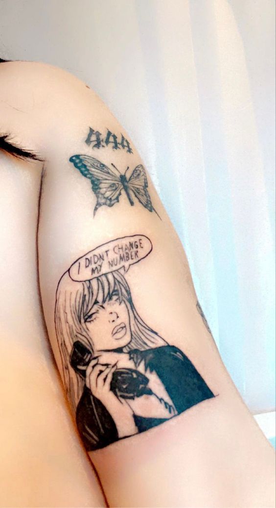 30 Billie Eilish Tattoo Ideas : Portraits, Song Lyrics & More Unique Fan-Inspired Ink
