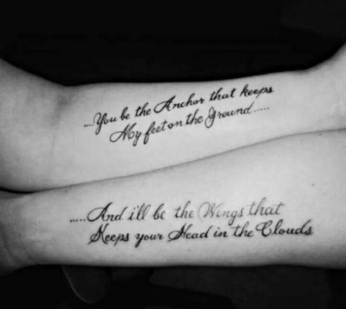 15 Boyfriend and Girlfriend Tattoos ideas