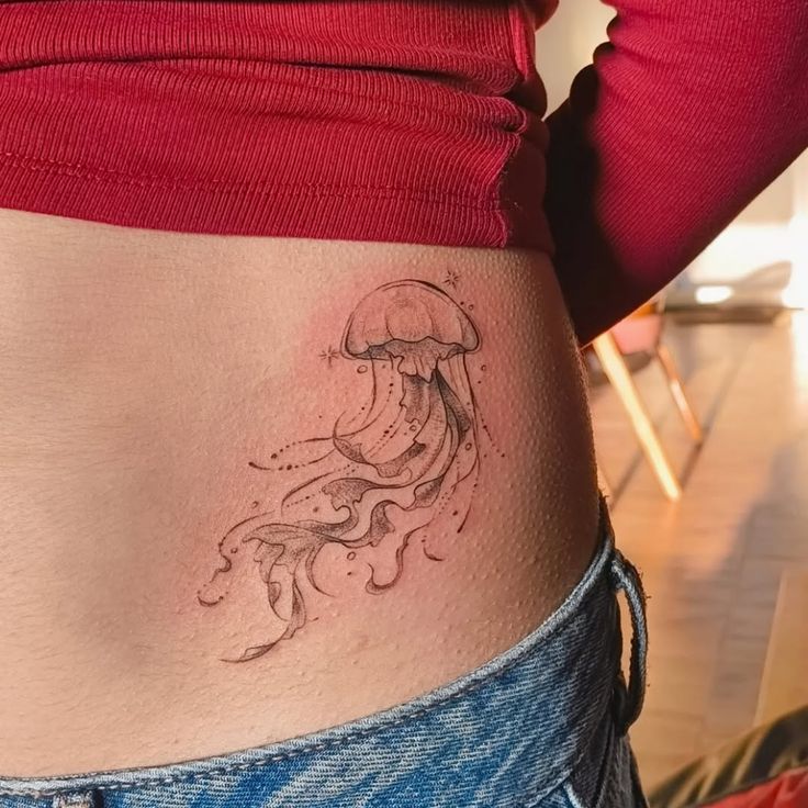 30 Jellyfish Tattoo Designs with Meaning and Style Flowing