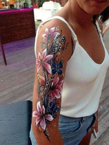 Bold 19 Color Tattoo Ideas for Black Skin