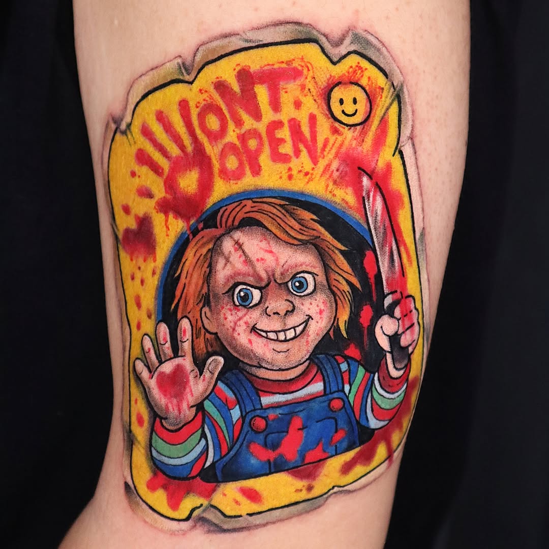 25 Chucky Tattoo Designs That Bring Horror Icons to Life