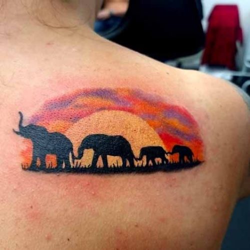 24 Elephant Tattoos on Back Ideas