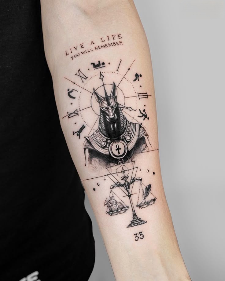 Explore the Most Striking Anubis Tattoo Ideas for : Myth Meets Modern Ink