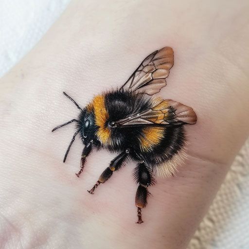 27 Bumble Bee Tattoo Ideas: From Fine-Line Minis to Fuzzy Realism