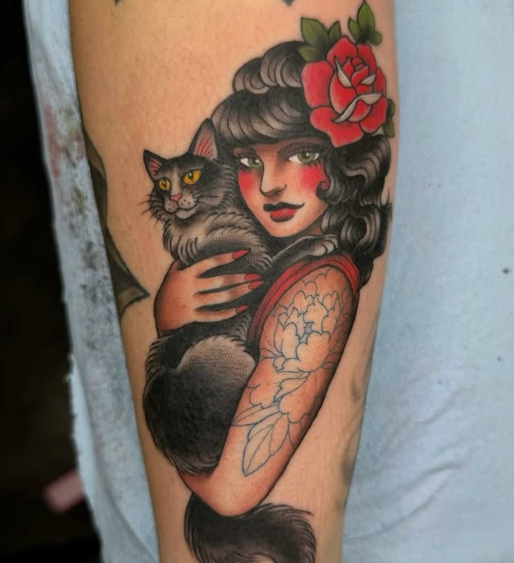 Here Are 28 Cat Tattoo Ideas to Consider in for Women and Men: Minimalist, Funny, Gothic
