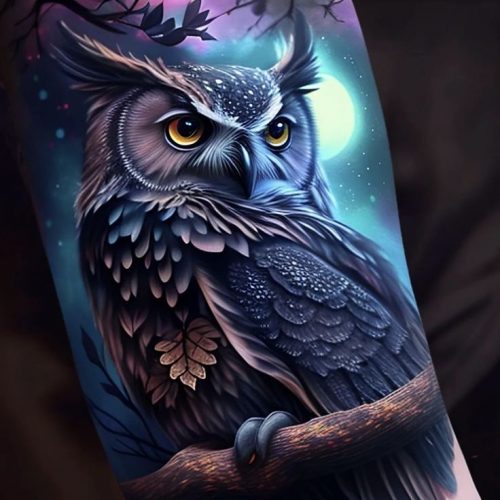 Explore 21 Stunning Owl Tattoo Designs for : Symbolism and Artistry in Ink