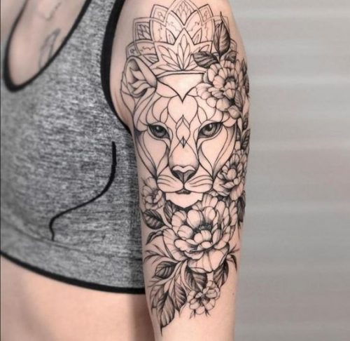 24 Lion Tattoo Half Sleeve: Showcase Power and Artistry
