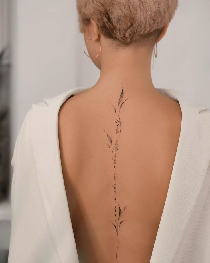 27 Ideas for Spine Tattoos for Women in : Elegant, Meaningful, and Unique Designs
