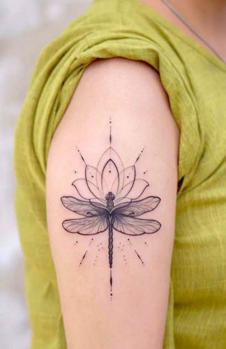 Discover 24 Ideas Unique Dragonfly Tattoo Designs for