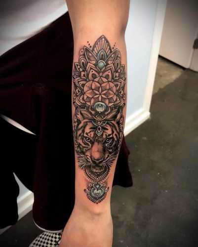 25 Tiger Tattoo on Forearm Ideas
