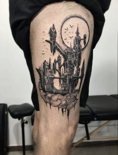 Explore 18 Stunning Castle Tattoo Ideas for From Gothic to Whimsical Designs
