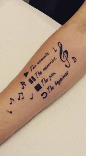 Melodic Ink 25 Music-Inspired Tattoo Ideas for Men