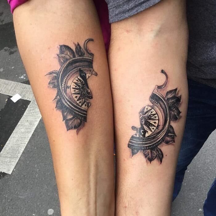27 Unique Marriage Tattoo Ideas for Meaningful Matching Tattoos for Couples