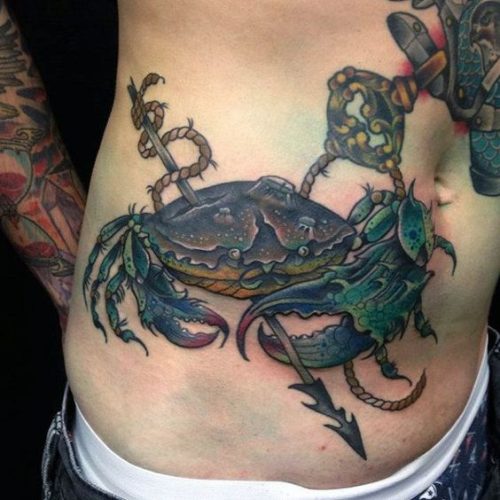 Explore 20 Unique Crab Tattoo Ideas for Women in – Discover Feminine Designs That Symbolize Zodiac Elegance