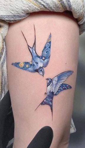 22 Colorful Tattoo Ideas for Women