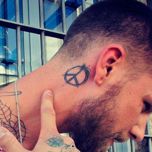 Neck tattoos for men 19 ideas