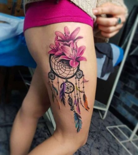 19 Hip and Thigh Tattoo Ideas for Women