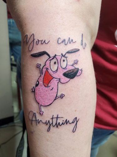 18 Courage the Cowardly Dog Tattoo Ideas