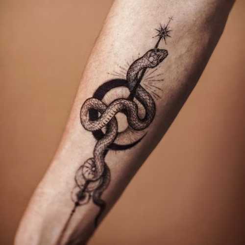 20 Snake Tattoos on Arm for a Bold Statement