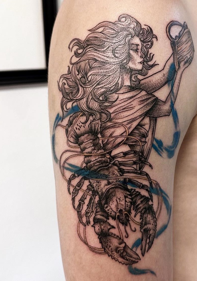 27 Aquarius Tattoo Ideas Unique For Men And Women | Constellation, Fineline, And Zodiac Designs