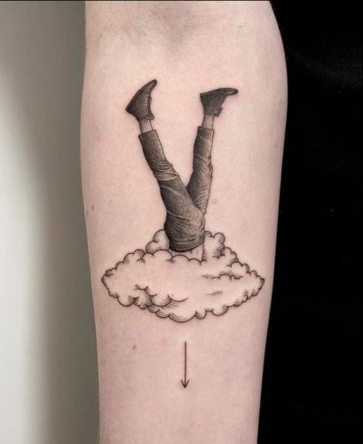 The Art of Cloud Tattoos: 22 Heavenly Designs for